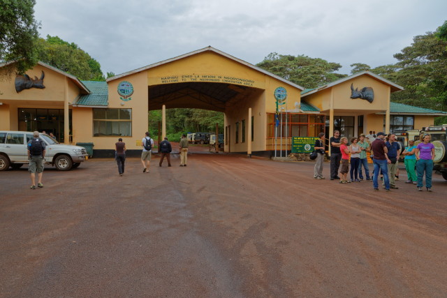 Parkeingang zum Ngorongoro-Krater